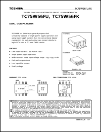 datasheet for TC75W56FK by Toshiba