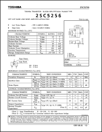 datasheet for 2SC5256 by Toshiba