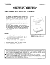 datasheet for TD62930P by Toshiba