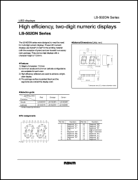 datasheet for LB-502DN by ROHM