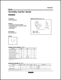 datasheet for RB495D by ROHM