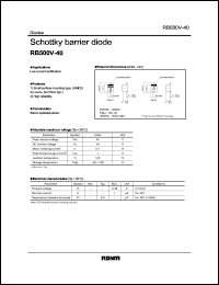 datasheet for RB500V-40 by ROHM