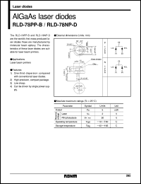 datasheet for RLD-78PP-B by ROHM
