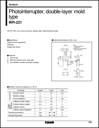 datasheet for RPI-221 by ROHM