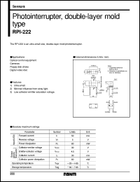 datasheet for RPI-222 by ROHM