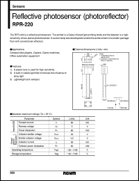 datasheet for RPR-220 by ROHM