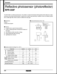 datasheet for RPR-359F by ROHM