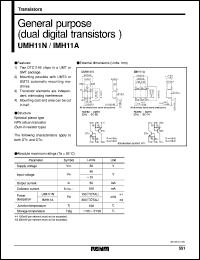 datasheet for UMH11N by ROHM
