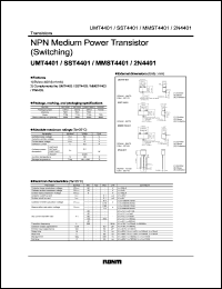 datasheet for MMST4401 by ROHM
