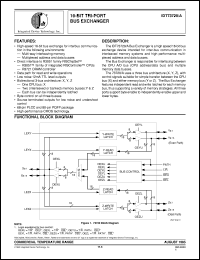 datasheet for IDT54FCT16952BTPV by Integrated Device Technology, Inc.