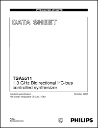 datasheet for TSA5511/C4 by Philips Semiconductors