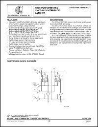 datasheet for IDT54841ASO by Integrated Device Technology, Inc.