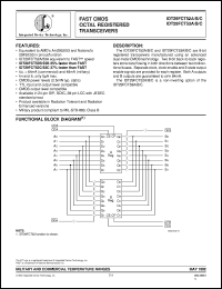 datasheet for IDT29FCT53CSOB by Integrated Device Technology, Inc.