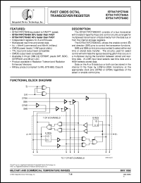 datasheet for IDT54FCT646CD by Integrated Device Technology, Inc.