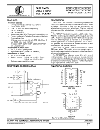 datasheet for IDT542257DTQB by Integrated Device Technology, Inc.