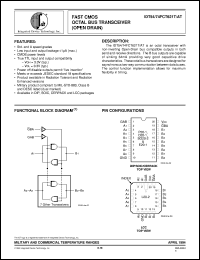 datasheet for IDT54FCT621ATEB by Integrated Device Technology, Inc.