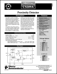 datasheet for CS209AYN8 by Cherry Semiconductor
