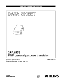 datasheet for 2PA1576Q by Philips Semiconductors