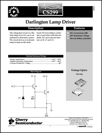 datasheet for CS299H by Cherry Semiconductor