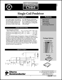 datasheet for CS464 by Cherry Semiconductor
