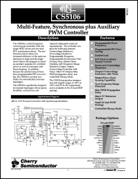 datasheet for CS5106LSW24 by Cherry Semiconductor