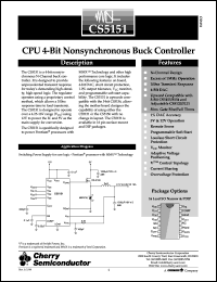 datasheet for CS5151GDR16 by Cherry Semiconductor