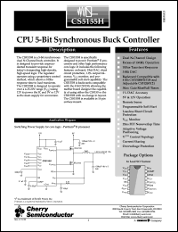 datasheet for CS5155HGD16 by Cherry Semiconductor