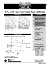 datasheet for CS5156GDR16 by Cherry Semiconductor