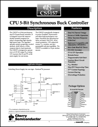datasheet for CS5157GD16 by Cherry Semiconductor