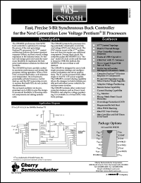 datasheet for CS5165H by Cherry Semiconductor