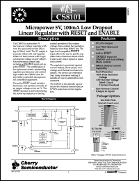 datasheet for CS8101YD8 by Cherry Semiconductor