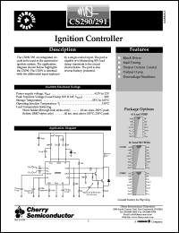 datasheet for CS290DWR16 by Cherry Semiconductor