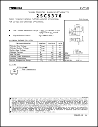 datasheet for 2SC5376 by Toshiba
