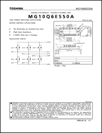 datasheet for MG10Q6ES50A by Toshiba