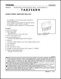datasheet for TA8256BH by Toshiba
