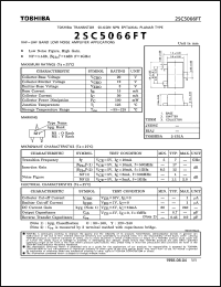 datasheet for 2SC5066FT by Toshiba