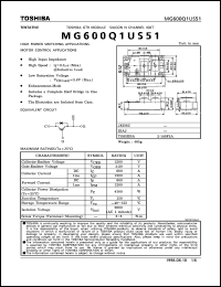 datasheet for MG600Q1US51 by Toshiba