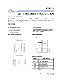 datasheet for W24257AS-10 by Winbond Electronics