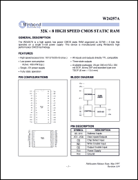 datasheet for W24257AQ-12 by Winbond Electronics