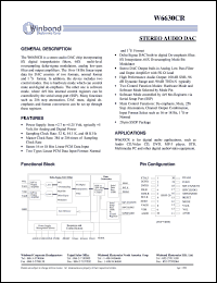 datasheet for W83194R-630 by Winbond Electronics