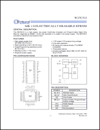 datasheet for W27C512-45 by Winbond Electronics