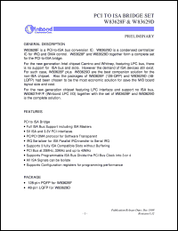 datasheet for W83629D by Winbond Electronics