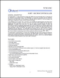 datasheet for W78C438CP-40 by Winbond Electronics