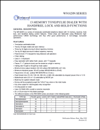 datasheet for W91822N by Winbond Electronics