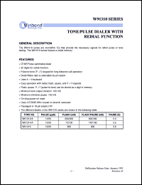 datasheet for W91312 by Winbond Electronics