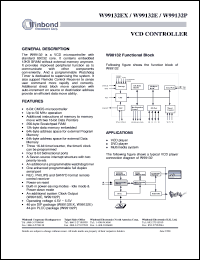 datasheet for W99132EX by Winbond Electronics