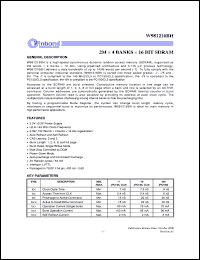 datasheet for W981216BH by Winbond Electronics