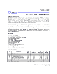 datasheet for W981208BH by Winbond Electronics