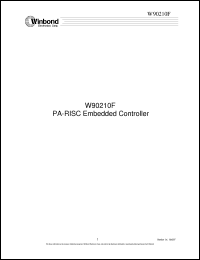 datasheet for W90210F by Winbond Electronics