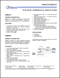 datasheet for W88611P by Winbond Electronics